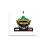 Magnolia - Boulder, CO Photo paper poster