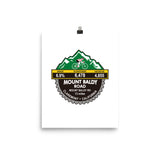 Mount Baldy Road - Claremont, CA Photo paper poster