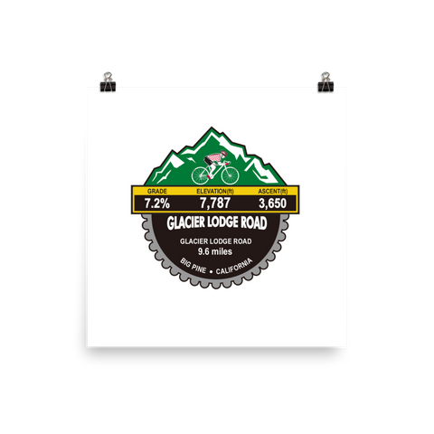 Glacier Lodge Road - Big Pine, CA Photo Paper Poster