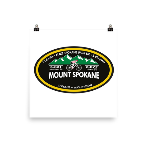 Mount Spokane - Spokane, WA Photo Paper Poster