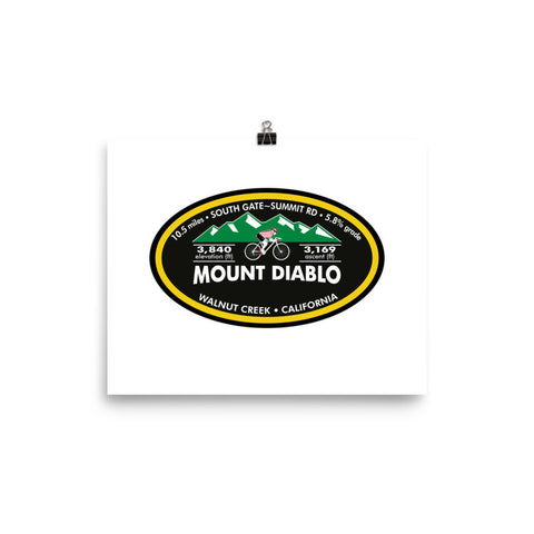 Mount Diablo South Gate - Walnut Creek, CA Photo paper poster