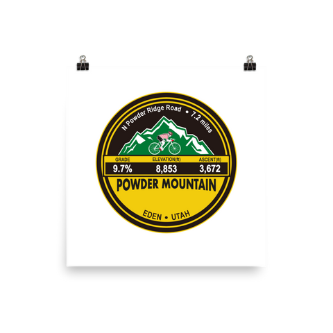 Powder Mountain - Eden, UT Photo Paper Poster