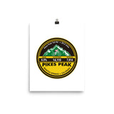 Pikes Peak - Manitou Springs, CO Photo paper poster