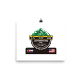 Cottonwood Pass East - Buena Vista, CO Photo paper poster
