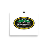 Monitor Pass West - Markleeville, CA Photo paper poster