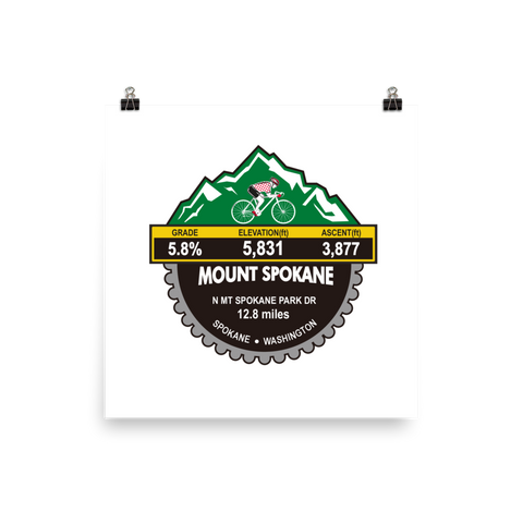 Mount Spokane - Spokane, WA Photo Paper Poster