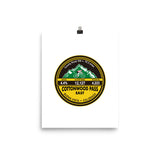 Cottonwood Pass East - Buena Vista, CO Photo paper poster