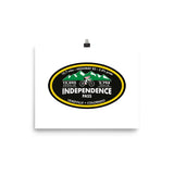 Independence Pass - Leadville, CO Photo paper poster