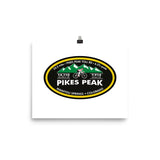 Pikes Peak - Manitou Springs, CO Photo paper poster