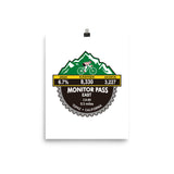 Monitor Pass East - Topaz, CA Photo paper poster