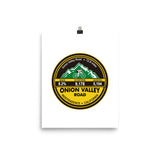 Onion Valley - Independence, CA Photo paper poster