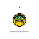 Mount Mitchell - Yancey County, NC Photo paper poster