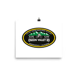 Onion Valley - Independence, CA Photo paper poster