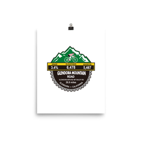 Glendora Mountain Road - Glendora, CA Photo paper poster