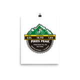 Pikes Peak - Manitou Springs, CO Photo paper poster