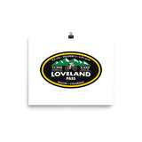 Loveland Pass Highway 6 - Dillon, CO Photo paper poster