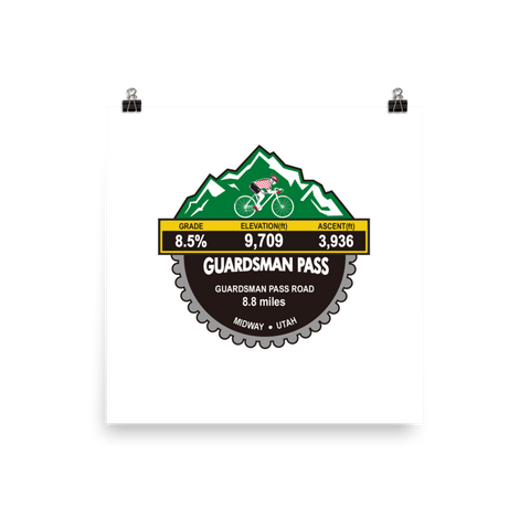 Guardsman Pass - Midway, UT Photo Paper Poster