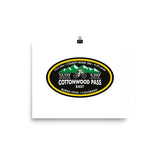 Cottonwood Pass East - Buena Vista, CO Photo paper poster