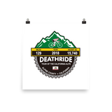 Deathride 2018, CA - Photo paper poster