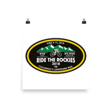 Ride The Rockies 2018, CO  - Poster